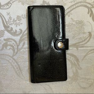 Mary Kay black sparkly clutch wallet